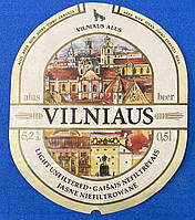 Пивна етикетка — Vilniaus — Latvia