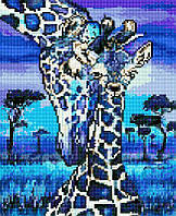 Алмазна мозаїка на підрамнику Нікітошка Маленький жираф 30 х 40 см EJ459