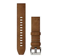 Ремешок Garmin MARQ GEN2 QF 22, Hybrid Leather Strap, Brown/Black