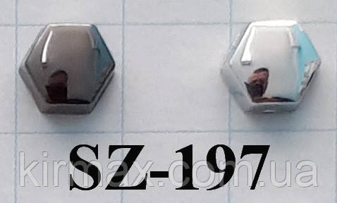 Фурнітура пластик SZ-197 чорний нікель