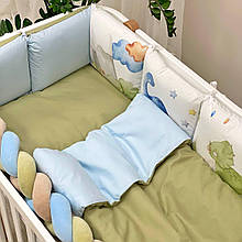 Комплект постільної дитячої білизни для ліжечка Art Design Діно топ