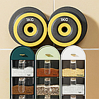Настінний органайзер для спецій на 3 відсіки з контейнерами Spice organizer, Білий / Підвісний органайзер, фото 9