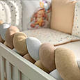 Комплект постільної дитячої білизни для ліжечка Ведмедики Гаммі бежевий топ, фото 3