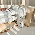 Комплект постільної дитячої білизни для ліжечка Ведмедики Гаммі бежевий топ, фото 5