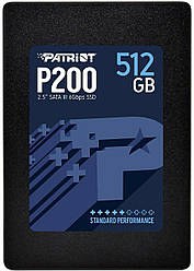 SSD Patriot P200 512GB 2.5" 7mm SATAIII TLC 3D