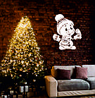 Декоративне настінне Панно «Сніговик», Декор на стену, фото 2