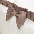 Комплект постільної дитячої білизни для ліжечка Belissimo шоколад топ, фото 6