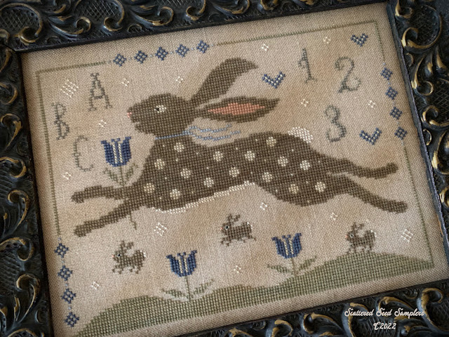 Схема для вишивки Pray For Peace / Молитва за мир від Scattered Seed SamplersСхема для вишивки Cottontail & Company від Scattered