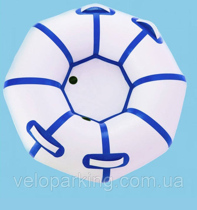 Надувні санки Snow тюбінг армований для снігу та води, коло таблетка, з ручками безкамерна Україна