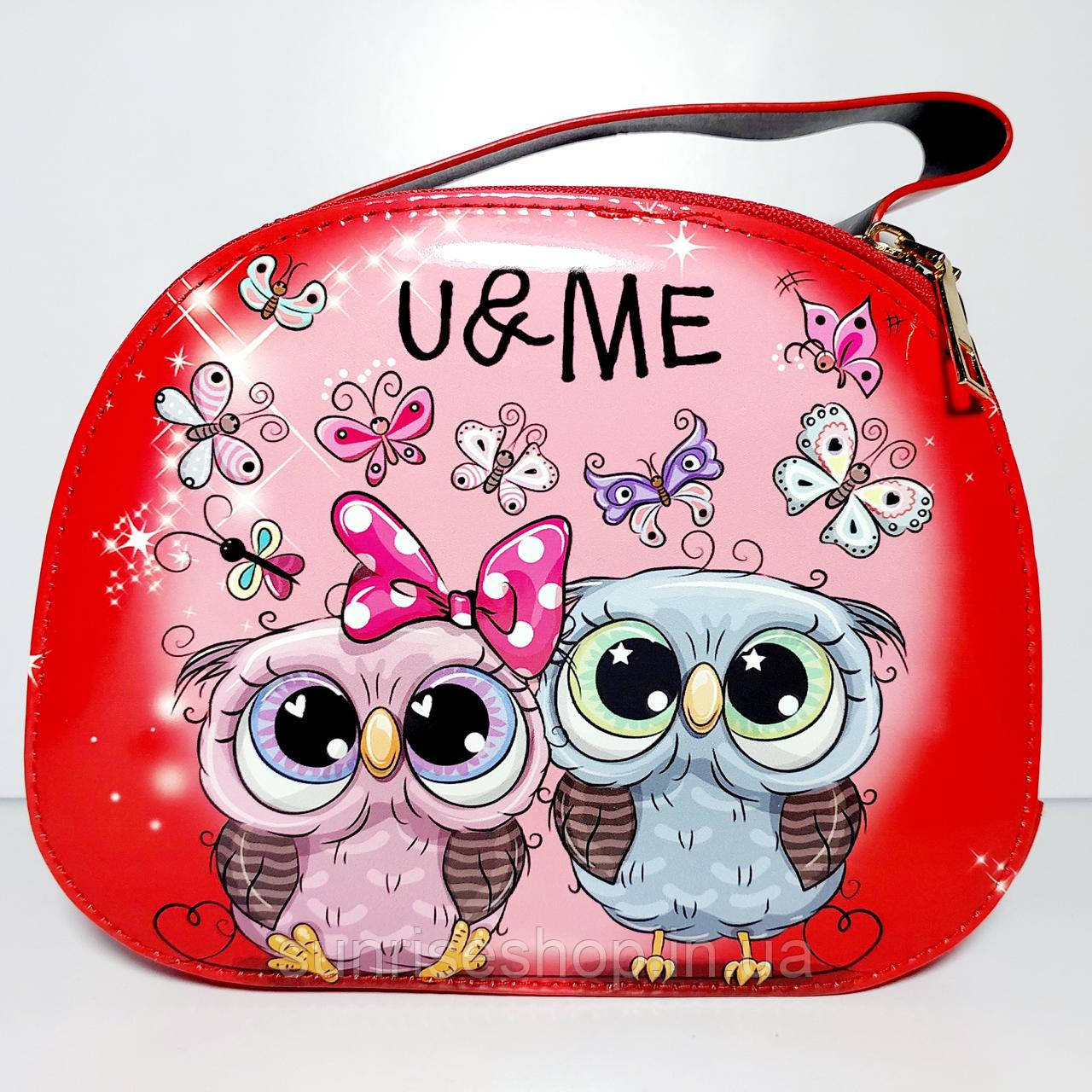 Дитяча лакова сумочка для дівчинки довга регульована ручка