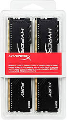 DDR4 Kingston HyperX FURY 32GB (Kit of 2x16384) 3200MHz CL16 Black DIMM