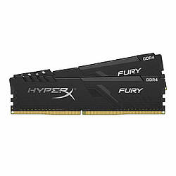 DDR4 Kingston HyperX FURY 32GB (Kit of 2x16384) 2666MHz CL16 Black DIMM