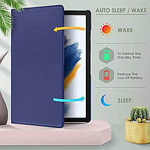 Шкіряний чохол книжка 360 для Samsung Galaxy Tab A9 Plus (11") / чорний, фото 2