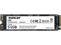 SSD M.2 Patriot P300 512GB NVMe 2280 PCIe 3.0x4 3D NAND TLC