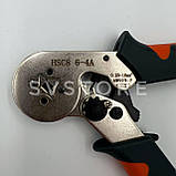 Кримпер Wozobuy Чотиригранна саморегулююча тріскачка для обтиску наконечників + 1200 шт наконечників, фото 5