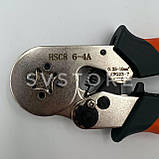 Кримпер Wozobuy Чотиригранна саморегулююча тріскачка для обтиску наконечників + 1200 шт наконечників, фото 3