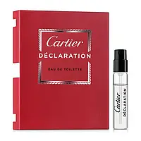 Cartier Declaration Eau De Toilette 1,5 мл - туалетная вода (edt), пробник