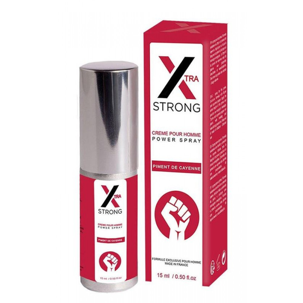 Стимулювальний спрей X-strong penis power spray, 15 ml