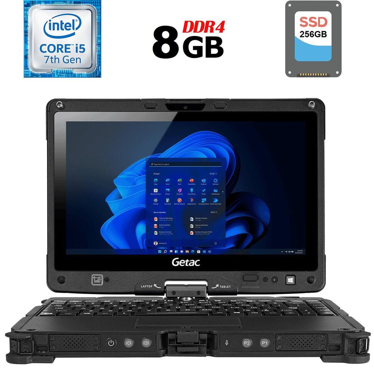 Захищений ноутбук Б-клас Getac V110 G4/ 11.6" 1366x768 Touch/ i5-7300U/ 8GB RAM/ 256GB SSD/ HD 620