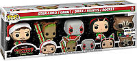 Фигурка Фанко Поп набор Стражи Галактики 5 Funko Pop Marvel Holiday: Guardians of The Galaxy 5 66345