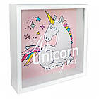 Дерев'яна скарбничка для грошей My Unicorn Money Box Єдиноріг