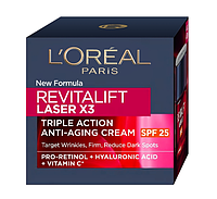 Крем-уход для кожи лица L'Oreal Paris Revitalift Laser X3 Anti-Age SPF 25 50 мл