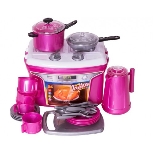 Посуд ОРІОН іграшковий Кухня Iriska 14 предметів 260х180х200 мм (Оріон) арт 823