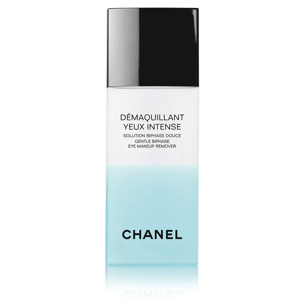 Жидкость для снятия макияжа Chanel Demaquillant Yeux Intense Solution Biphase Douce 100 мл - фото 2 - id-p1988593620