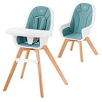 Стільчик для годування 2в1 KiderKraft Tixi Turquoise