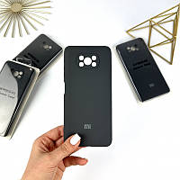 Силиконовый чехол для Xiaomi Poco X3 / X3 Pro Dark Grey