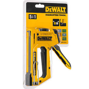 Степлер MULTI TACKER 5 в 1 скоби тип A, G, H, 6-14 мм, цвяхи J 12, 15 мм DeWALT DWHT0-TR510, фото 5