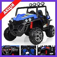 Детский электромобиль джип багги buggy Bambi M 3454(2)EBLR-4 синий