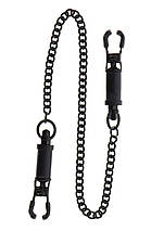 Затискачі на соски Heavy Duty Adjustable Clamps чорні 52 см TABOOM, фото 5