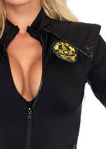 Костюм поліцейської Leg Avenue SWAT Babe, 5 предметів, чорний, S, фото 4