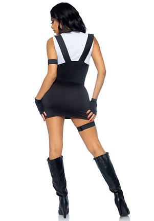 Костюм поліцейської Leg Avenue Sultry SWAT, 4 предмети, чорний, S/M, фото 3