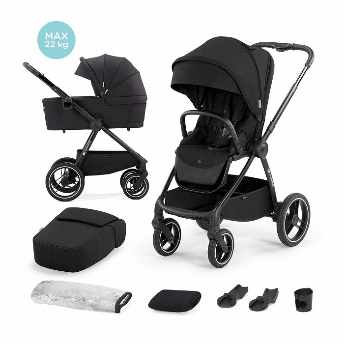 Універсальна коляска 2в1 KiderKraft Nea Midnight Black, фото 1