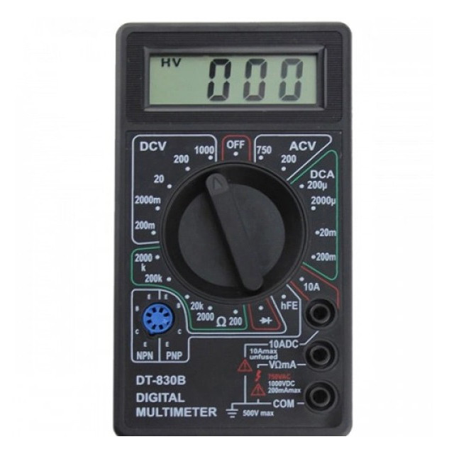 Цифровий мультиметр для дому Digital DT-830B, Сучасні цифрові мультиметри, Хороший мультиметр LI-932 для дому, фото 1