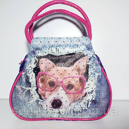 Сумочка дитяча текстильна довгий регульований ременець, фото 1