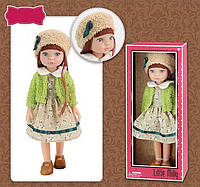 Красивая детская кукла 33 см очаровательная в шубке и шапочке 2 вида игрушка на подарок 91071-D