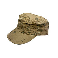 Тактическая военная кепка, бейсболка армейская регулируемая на липучке для армии и ВСУ Бежевая мультикам