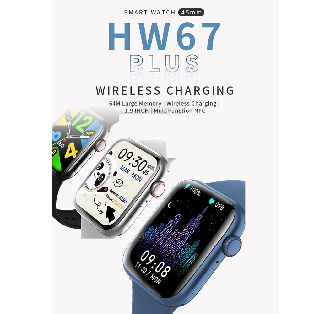 Умные смарт часы HW67 Plus Smart Watch - фото 3 - id-p2037823459