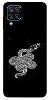 Чехол с принтом на Samsung Galaxy M12 змея