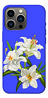 Чехол с принтом на Айфон 13 Про three lilies / Чехол с принтом на iPhone 13 Pro