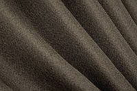 Светонепроницаемая ткань блэкаут с фактурой "Лен мешковина" Высота 2,8м Цвет коричневый 277ш