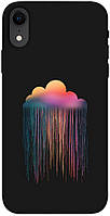 Чехол с принтом на Айфон Икс Эр color rain / Чехол с принтом на iPhone XR