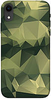 Чехол с принтом на Айфон Икс Эр треугольный камуфляж 2 / Чехол с принтом на iPhone XR