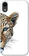 Чехол с принтом на Айфон Икс Эр леопард / Чехол с принтом на iPhone XR