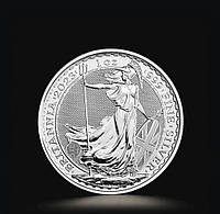 Серебренная монета 1oz Британия 2023