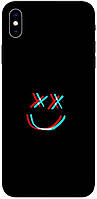 Чехол с принтом на Айфон Икс Эс Макс стерео смайл / Чехол с принтом на iPhone XS Max