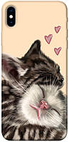 Чехол с принтом на Айфон Икс Эс Макс cats love / Чехол с принтом на iPhone XS Max